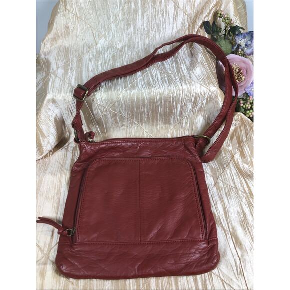 Burno Multi Pocket Crossbody Bag for Women Shoulder Bag Ultra Soft Minimalist - Picture 3 of 6